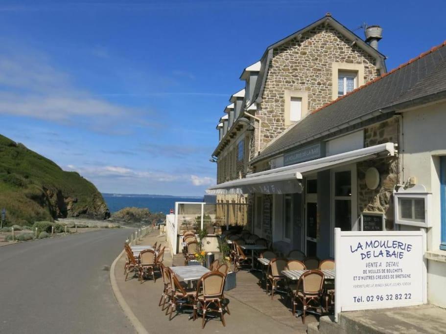 Appart' Avec Grande Terrasse Vue Mer -50M Plage Et Du Sentier De Randonnee プランゲヌアル エクステリア 写真