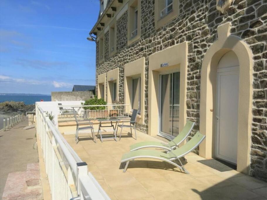 Appart' Avec Grande Terrasse Vue Mer -50M Plage Et Du Sentier De Randonnee プランゲヌアル エクステリア 写真